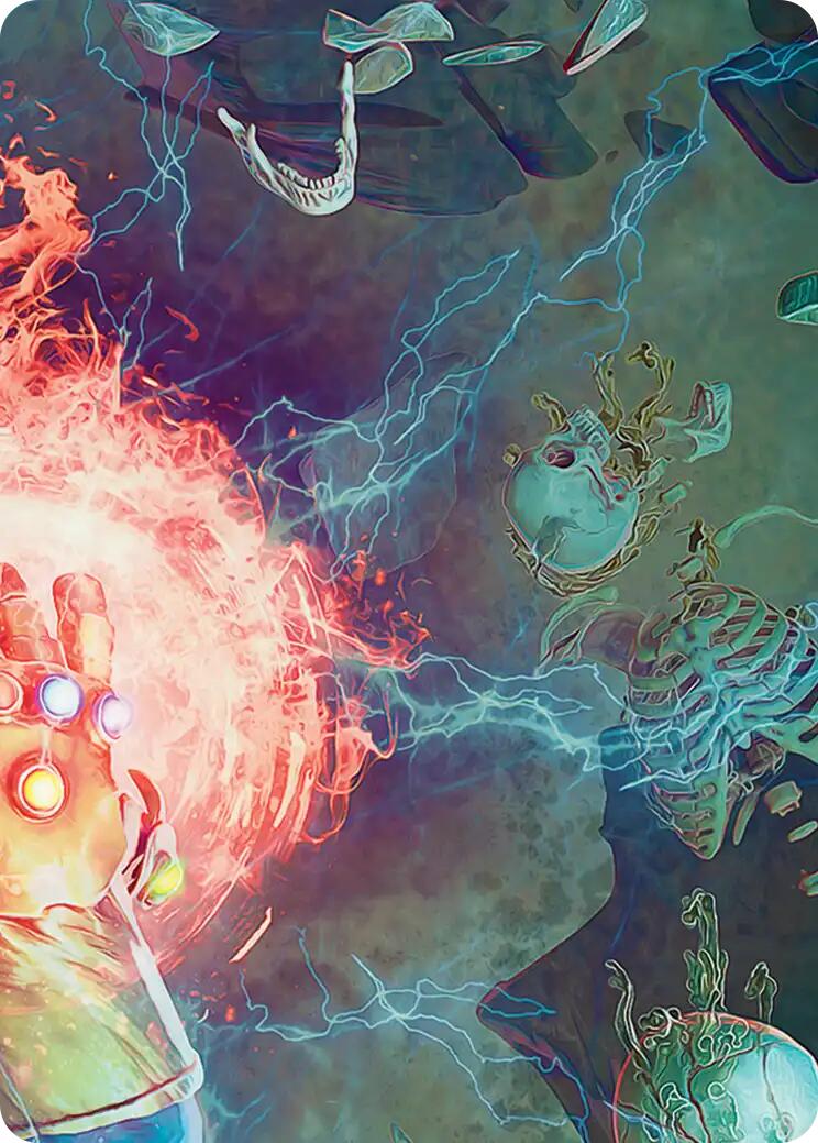 Thanos, the Mad Titan Art Card (3/9) [Marvel Super Heroes Art Series] | Jack's On Queen