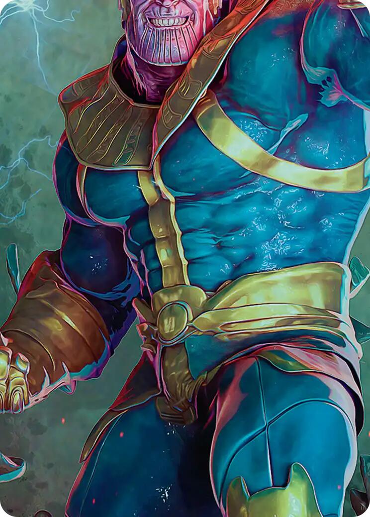 Thanos, the Mad Titan Art Card (5/9) [Marvel Super Heroes Art Series] | Jack's On Queen