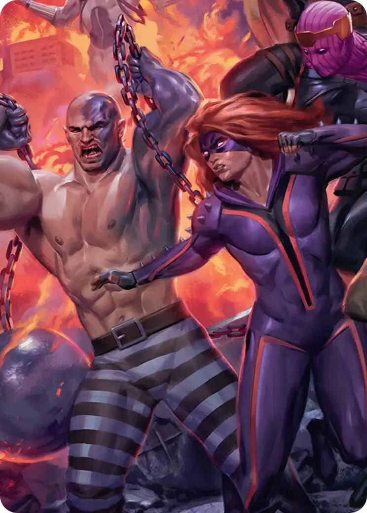 Absorbing Man and Titania Art Card [Marvel Super Heroes Art Series] | Jack's On Queen
