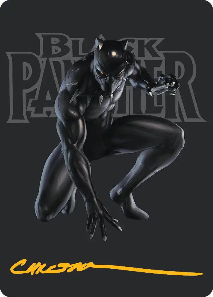 Black Panther, Hope Enduring Art Card (Gold-Stamped Signature) [Marvel Super Heroes Art Series] | Jack's On Queen