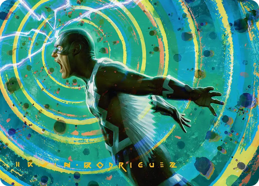 Black Bolt, Inhuman King Art Card (Gold-Stamped Signature) [Marvel Super Heroes Art Series] | Jack's On Queen