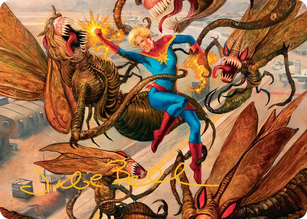 Captain Marvel, Apex Avenger Art Card (Gold-Stamped Signature) [Marvel Super Heroes Art Series] | Jack's On Queen