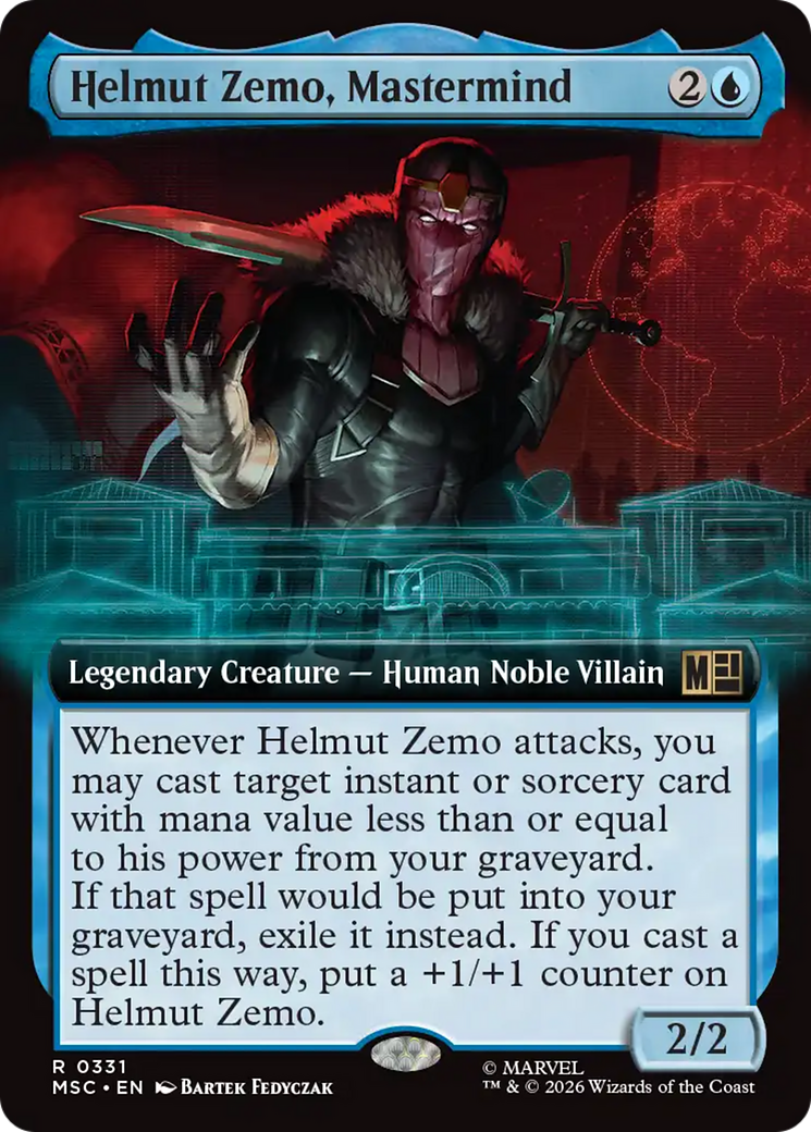 Helmut Zemo, Mastermind (Extended Art) [Marvel Super Heroes Commander] | Jack's On Queen