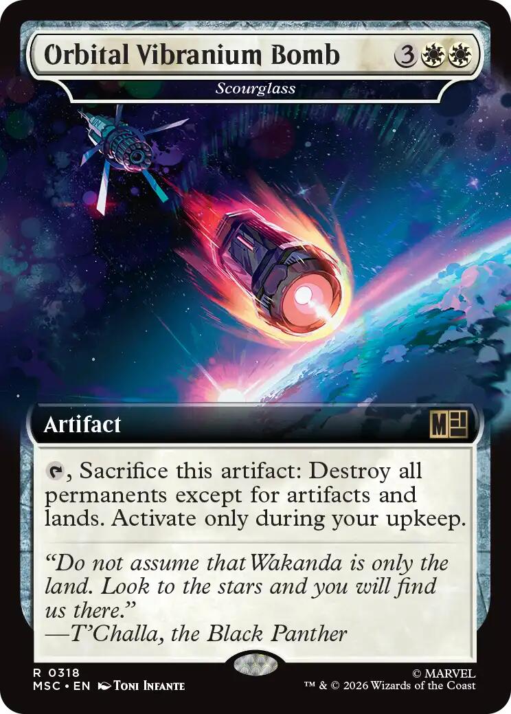 Orbital Vibranium Bomb - Scourglass (Extended Art) [Marvel Super Heroes Commander] | Jack's On Queen