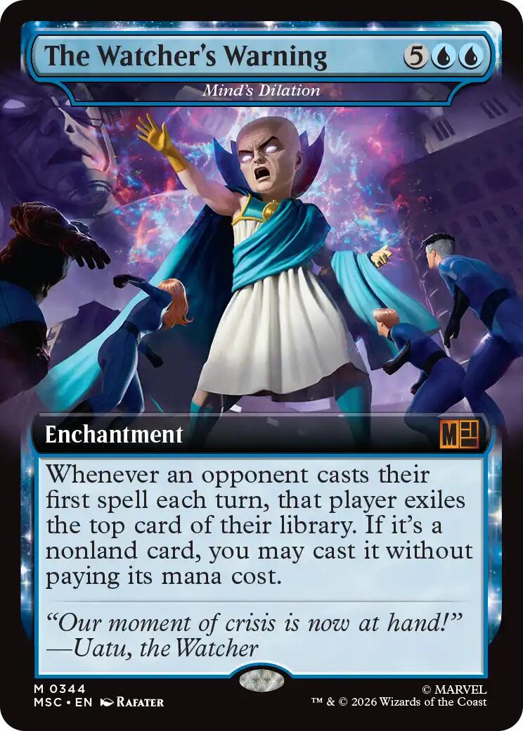 The Watcher's Warning - Mind's Dilation (Extended Art) [Marvel Super Heroes Commander] | Jack's On Queen