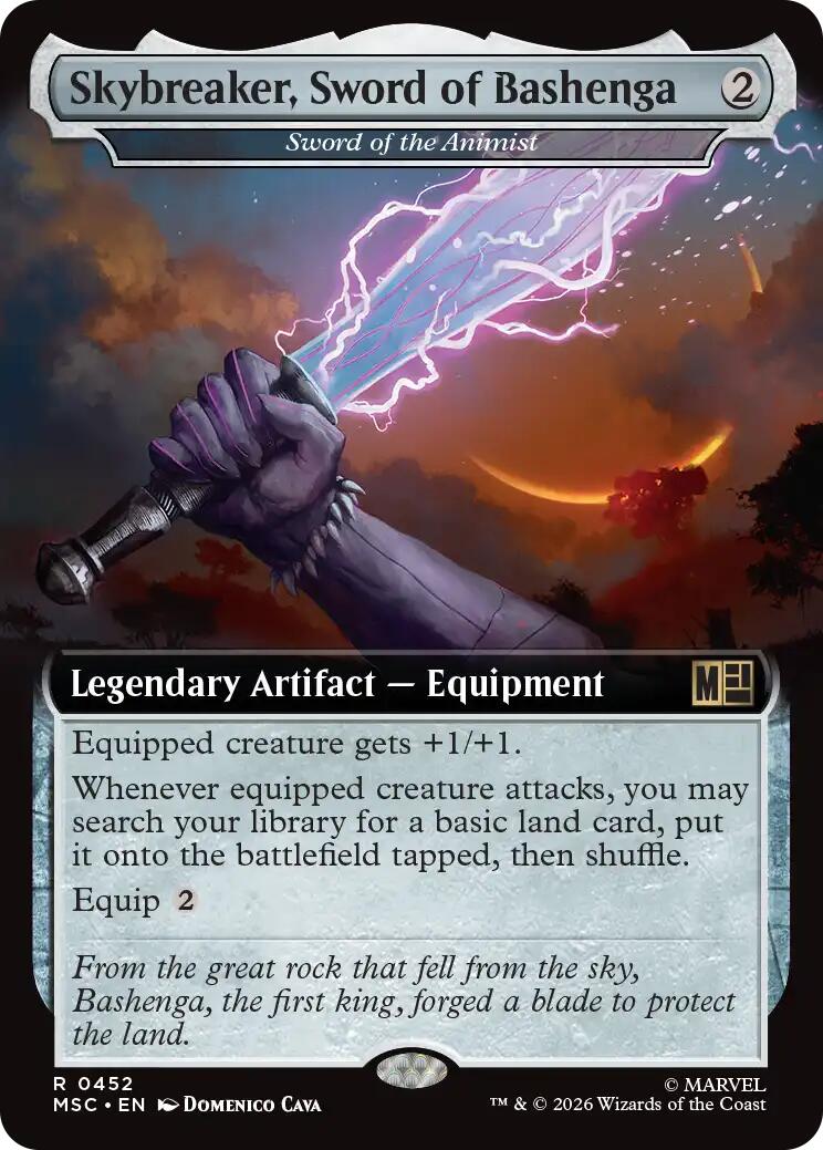 Skybreaker, Sword of Bashenga - Sword of the Animist (Extended Art) [Marvel Super Heroes Commander] | Jack's On Queen