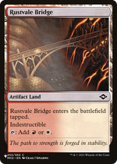 Rustvale Bridge [The List Reprints] | Jack's On Queen