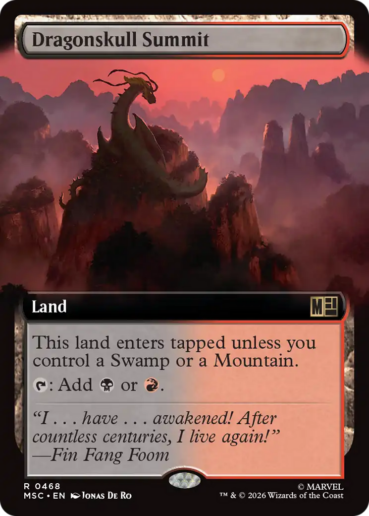 Dragonskull Summit (Extended Art) [Marvel Super Heroes Commander] | Jack's On Queen