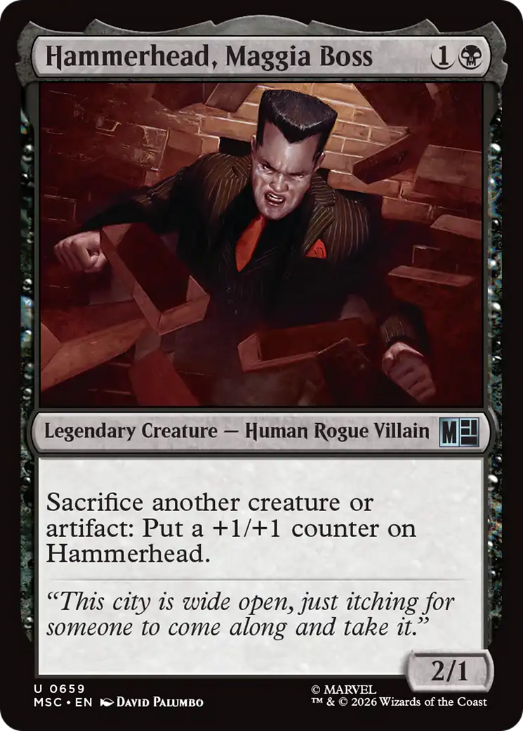 Hammerhead, Maggia Boss [Marvel Super Heroes Commander] | Jack's On Queen