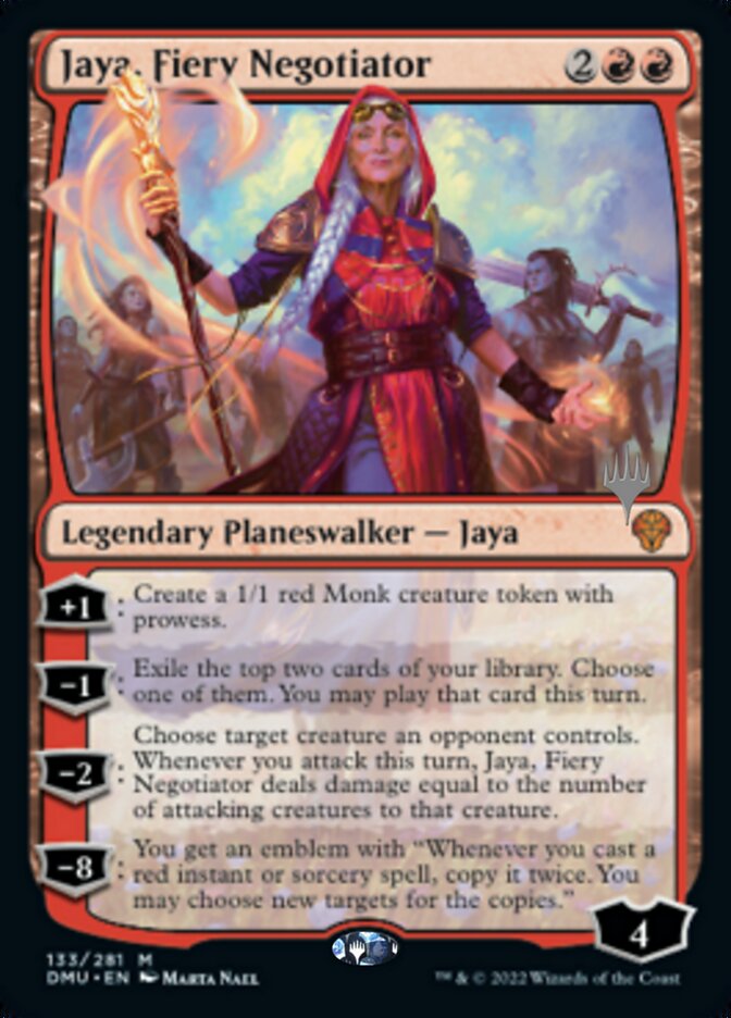 Jaya, Fiery Negotiator (Promo Pack) [Dominaria United Promos] | Jack's On Queen