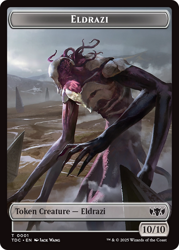 Eldrazi // Citizen Double-Sided Token [Tarkir: Dragonstorm Commander Tokens] | Jack's On Queen