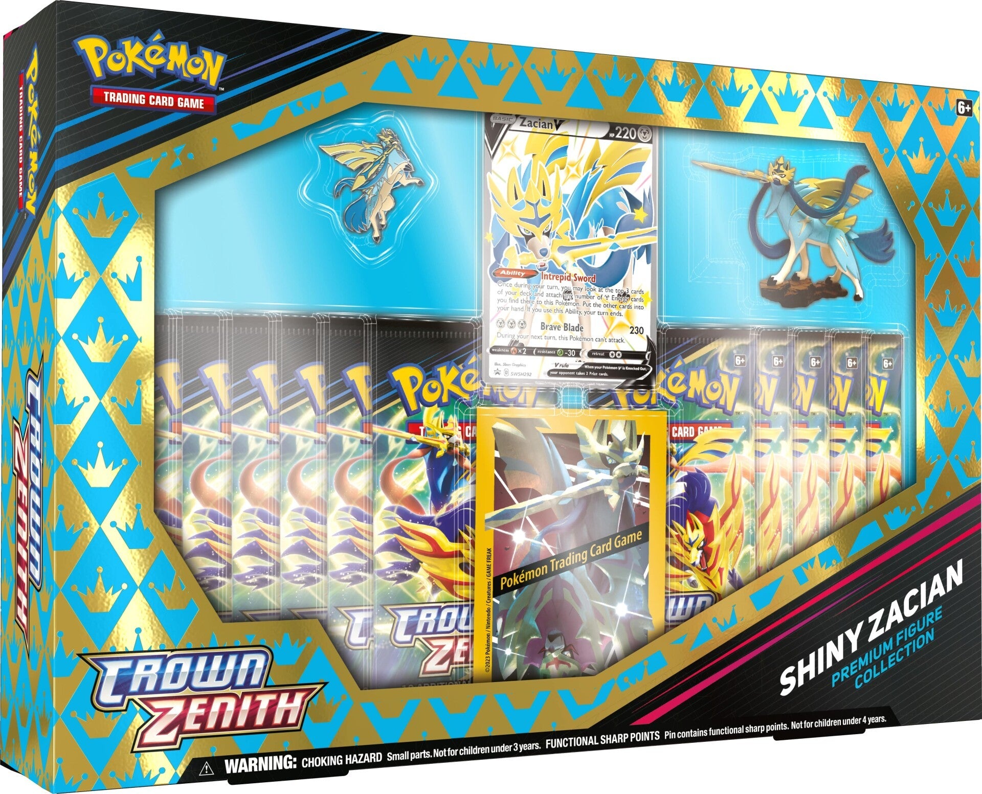 Sword & Shield: Crown Zenith - Premium Figure Collection (Shiny Zacian) | Jack's On Queen