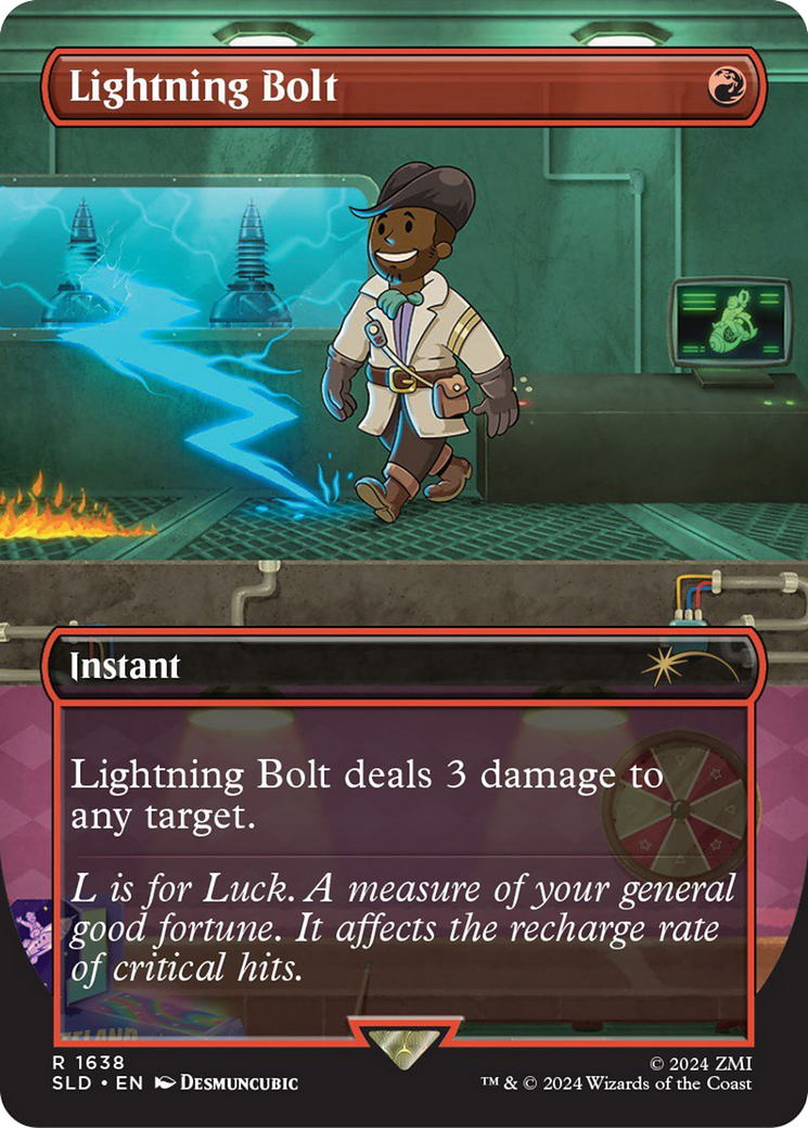 Lightning Bolt (1638) (Rainbow Foil) [Secret Lair Drop Series] | Jack's On Queen