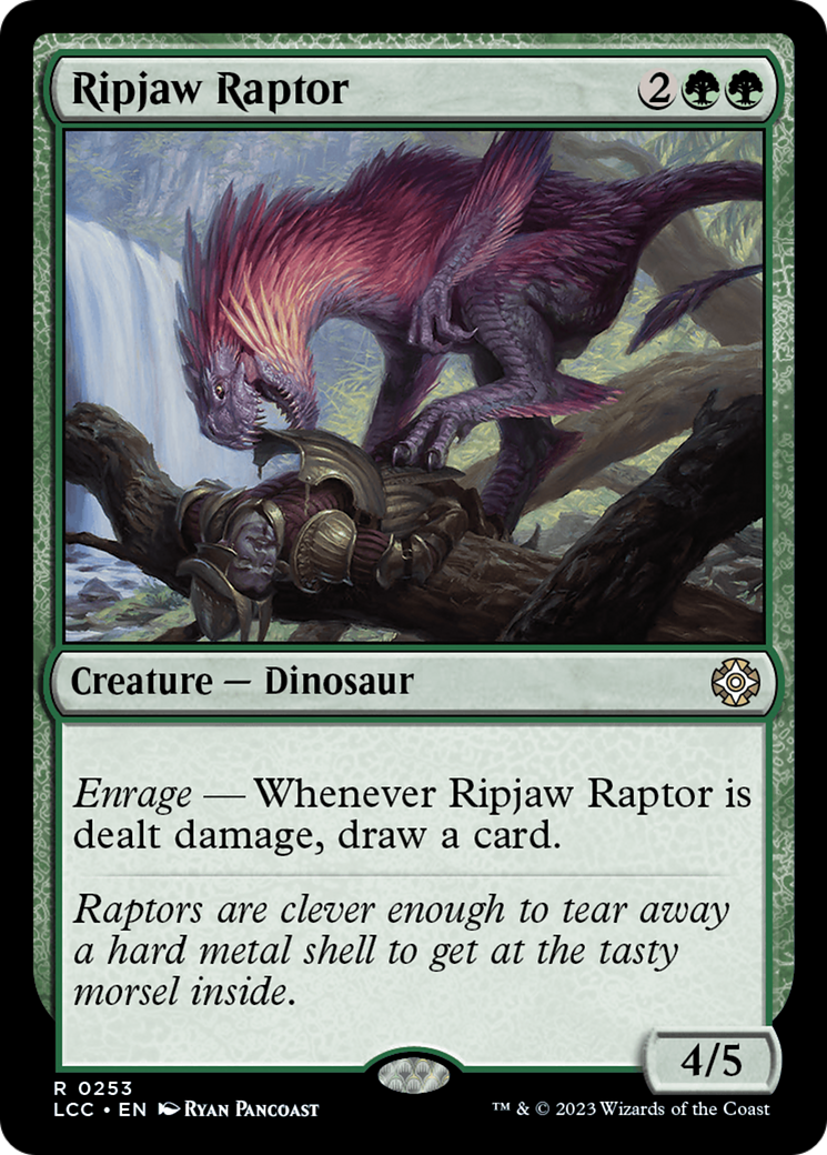 Ripjaw Raptor [The Lost Caverns of Ixalan Commander] | Jack's On Queen