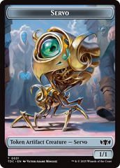 Servo // Warrior Double-Sided Token [Tarkir: Dragonstorm Commander Tokens] | Jack's On Queen