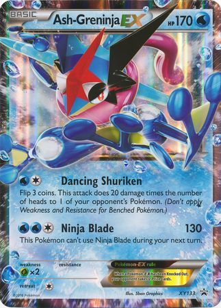 Ash-Greninja EX (XY133) (Jumbo Card) [XY: Black Star Promos] | Jack's On Queen