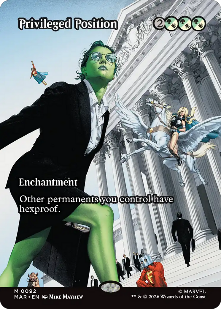 Privileged Position (Borderless) [Marvel Universe: Eternal-Legal] | Jack's On Queen