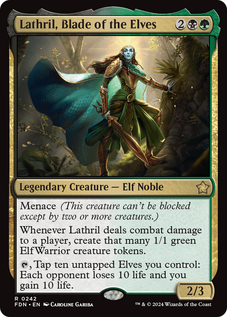 Lathril, Blade of the Elves [Foundations] | Jack's On Queen