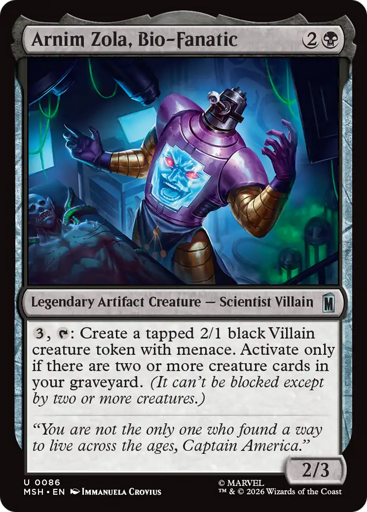 Arnim Zola, Bio-Fanatic [Marvel Super Heroes] | Jack's On Queen