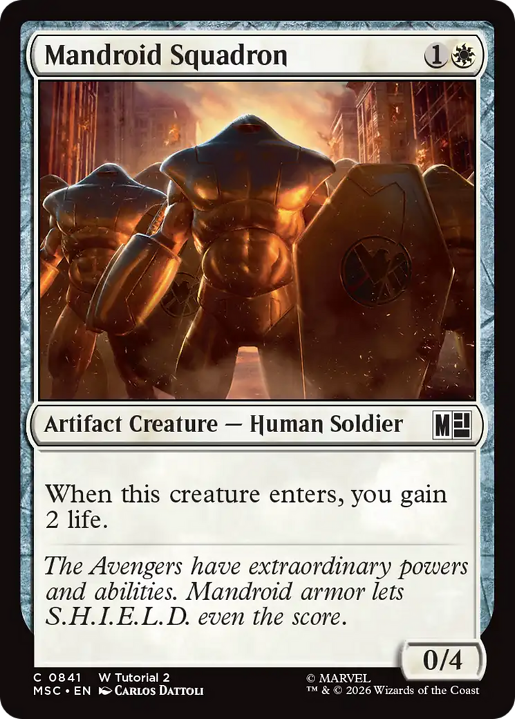 Mandroid Squadron [Marvel Super Heroes Commander] | Jack's On Queen