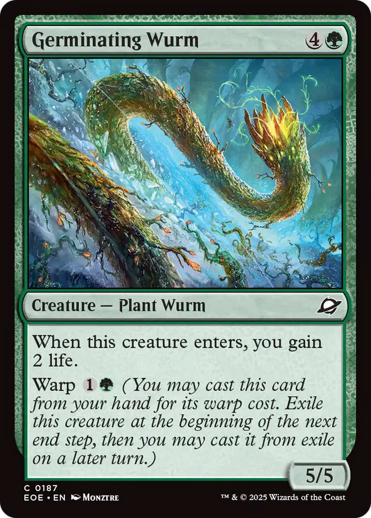 Germinating Wurm [Edge of Eternities] | Jack's On Queen