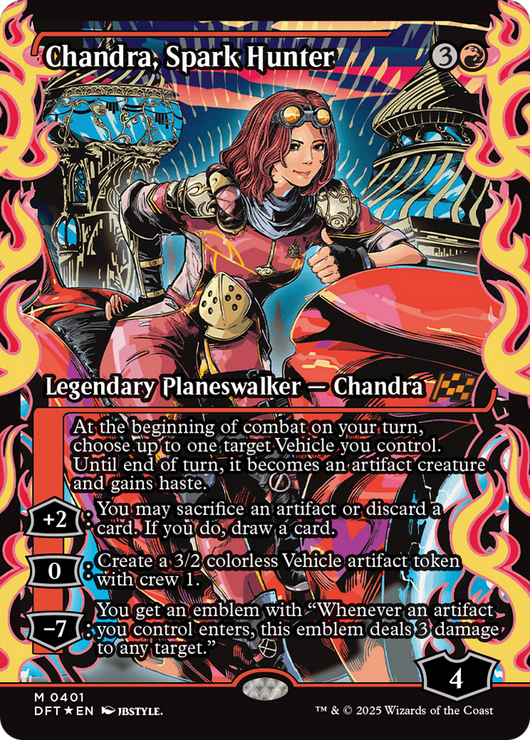 Chandra, Spark Hunter (Showcase) [Aetherdrift] | Jack's On Queen