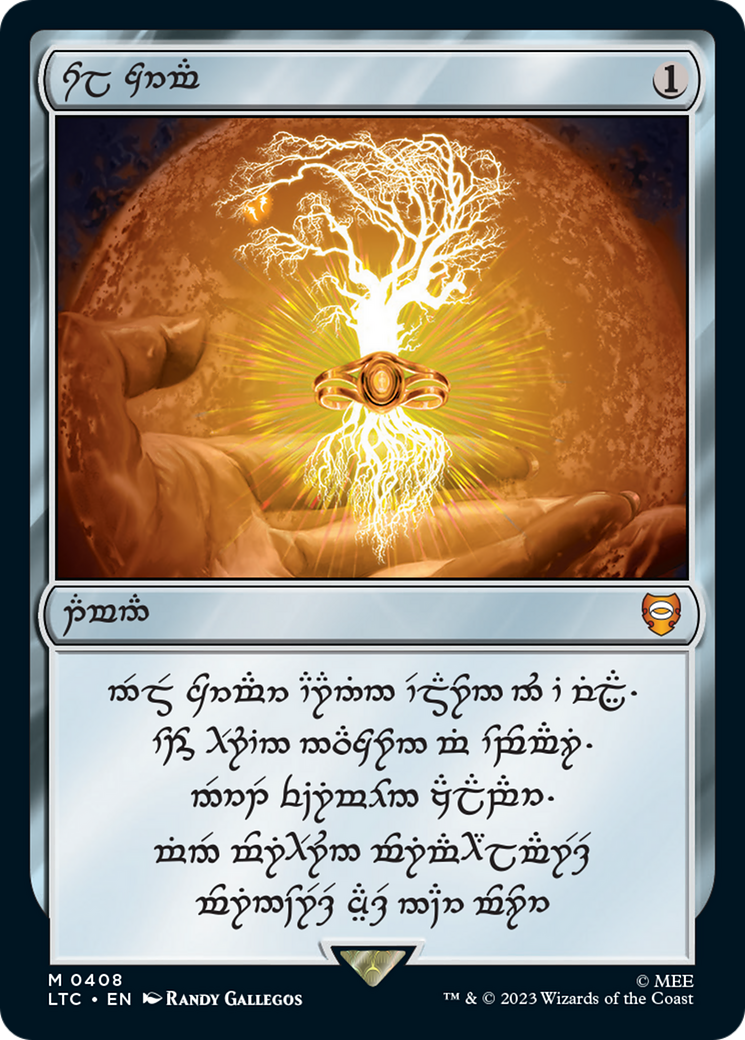 Sol Ring (408) (Elven Serialized) [The Lord of the Rings: Tales of Middle-Earth Commander] | Jack's On Queen
