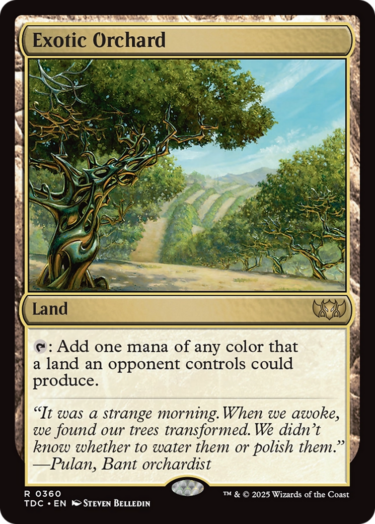 Exotic Orchard [Tarkir: Dragonstorm Commander] | Jack's On Queen