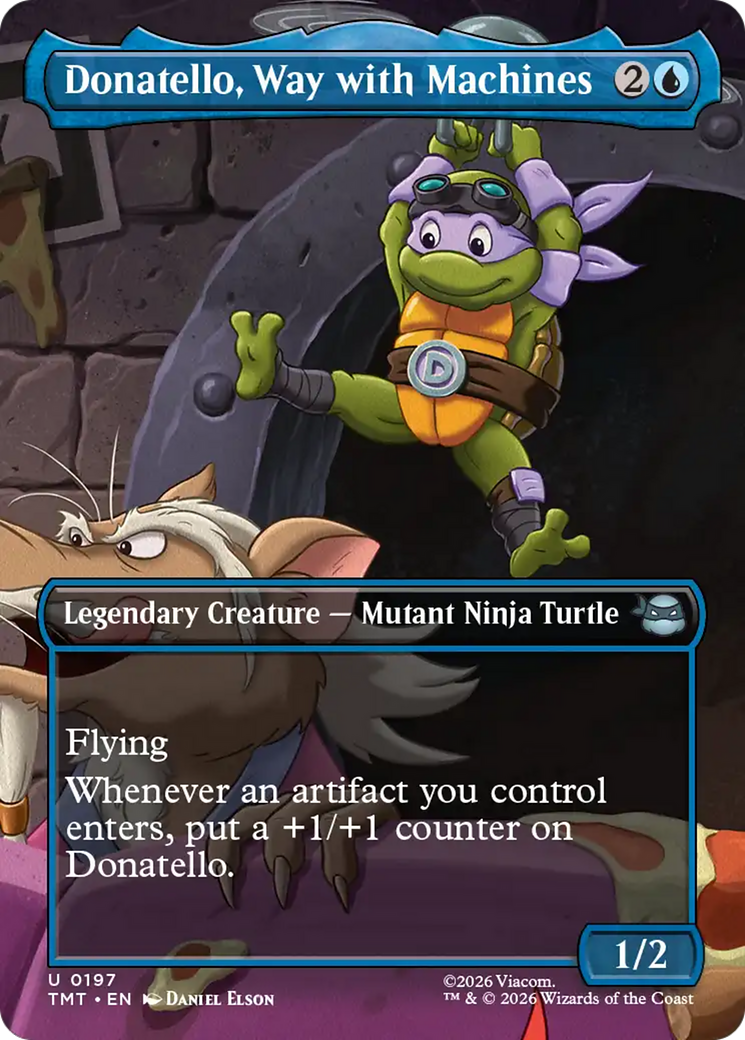 Donatello, Way with Machines (Borderless) [Teenage Mutant Ninja Turtles] | Jack's On Queen