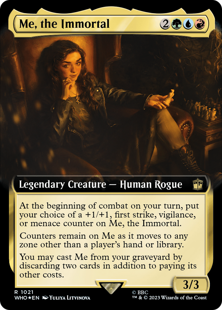 Me, the Immortal (Extended Art) (Surge Foil) [Doctor Who] | Jack's On Queen
