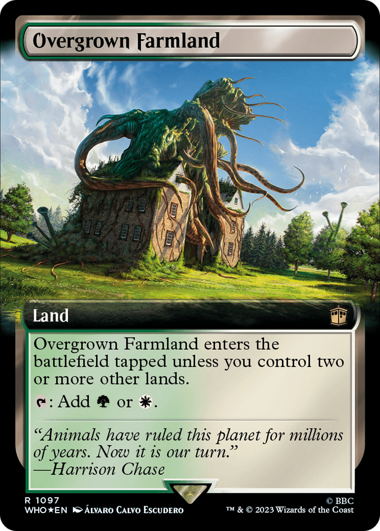 Overgrown Farmland (Extended Art) (Surge Foil) [Doctor Who] | Jack's On Queen