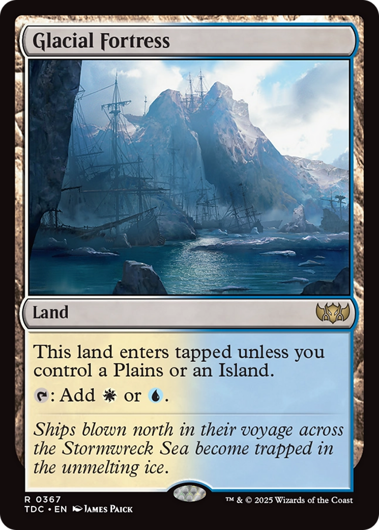 Glacial Fortress [Tarkir: Dragonstorm Commander] | Jack's On Queen