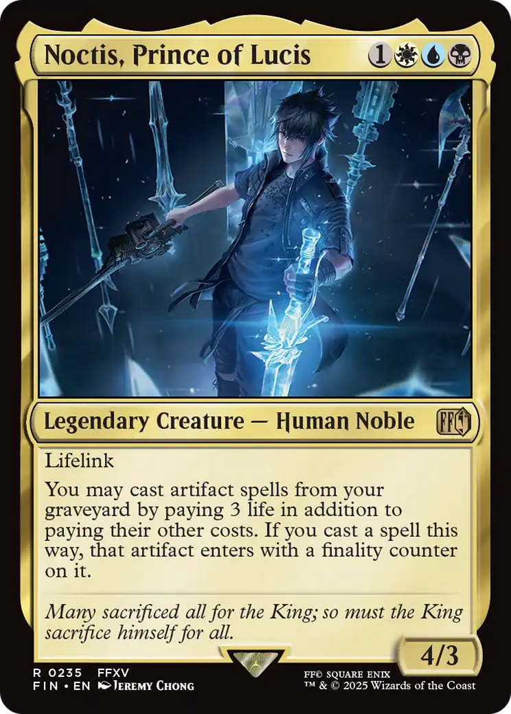 Noctis, Prince of Lucis [FINAL FANTASY] | Jack's On Queen
