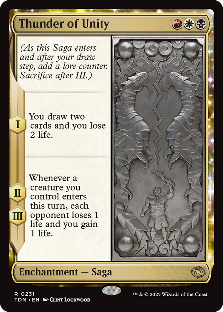 Thunder of Unity [Tarkir: Dragonstorm] | Jack's On Queen