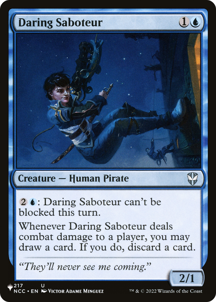Daring Saboteur [The List] | Jack's On Queen