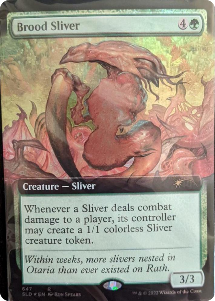 Brood Sliver (Extended Art) [Secret Lair Drop Promos] | Jack's On Queen