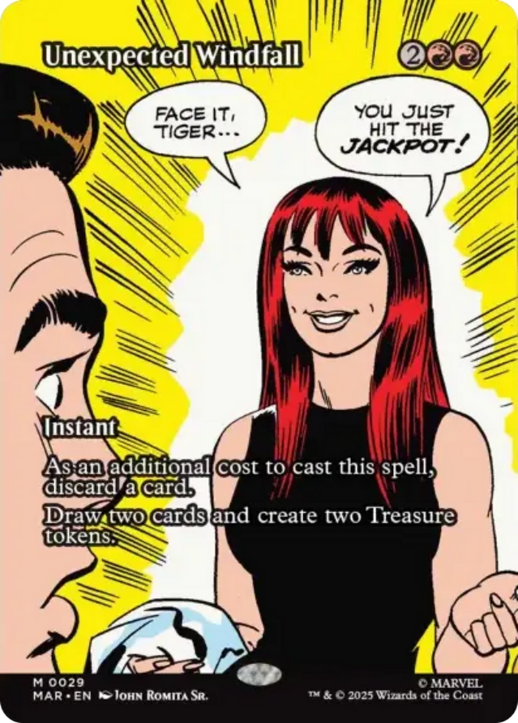 Unexpected Windfall (Borderless) [Marvel Universe: Eternal-Legal] | Jack's On Queen