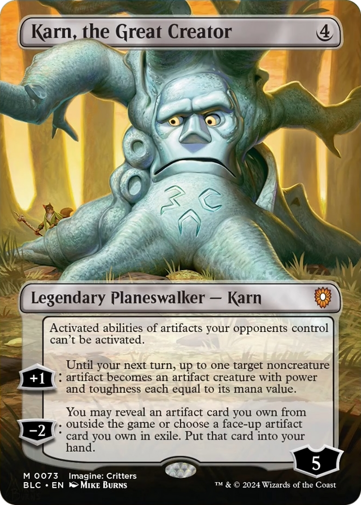 Karn, the Great Creator (Borderless) [Bloomburrow Commander] | Jack's On Queen