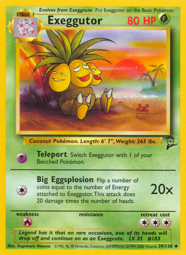 Exeggutor (39/130) [Base Set 2] | Jack's On Queen