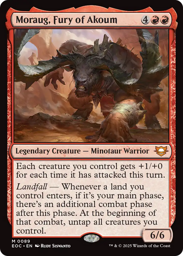 Moraug, Fury of Akoum [Edge of Eternities Commander] | Jack's On Queen