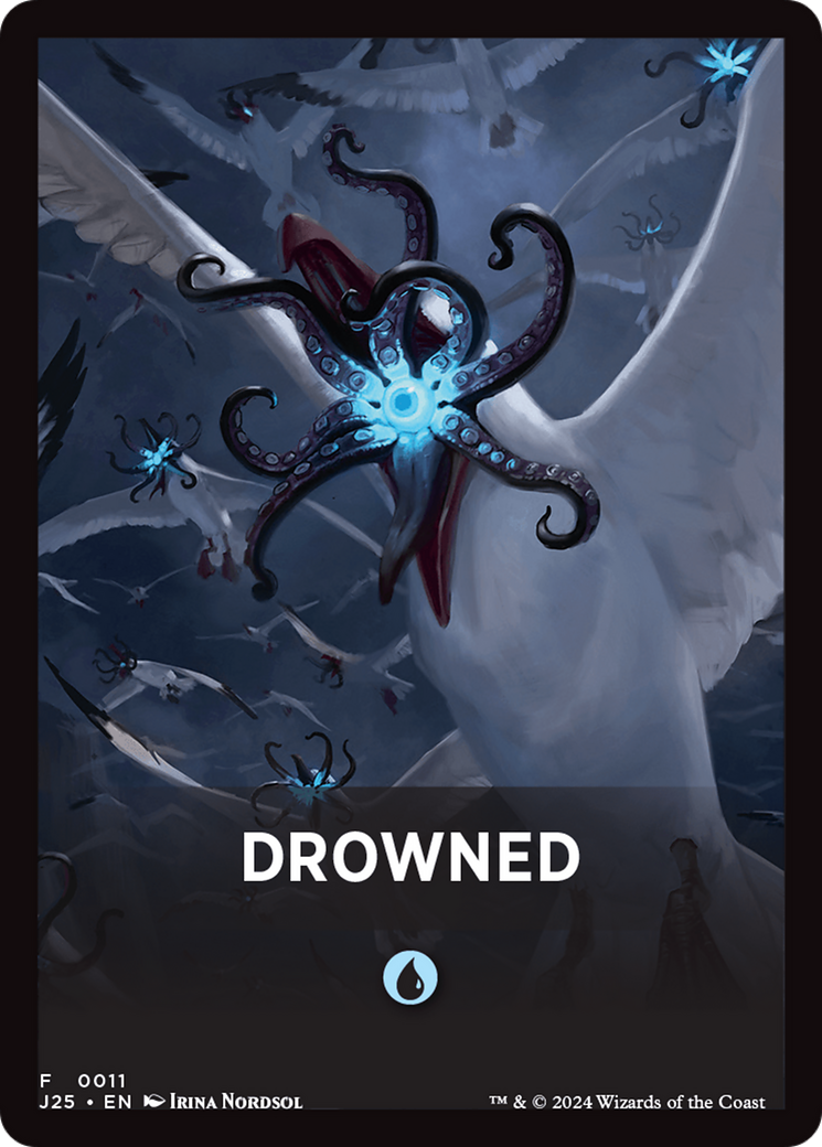 Drowned Theme Card [Foundations Jumpstart Front Cards] | Jack's On Queen