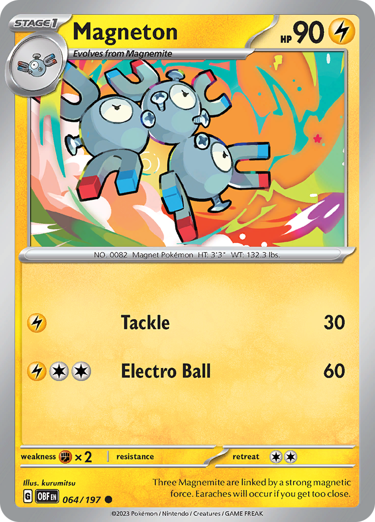 Magneton (064/197) [Scarlet & Violet: Obsidian Flames] | Jack's On Queen