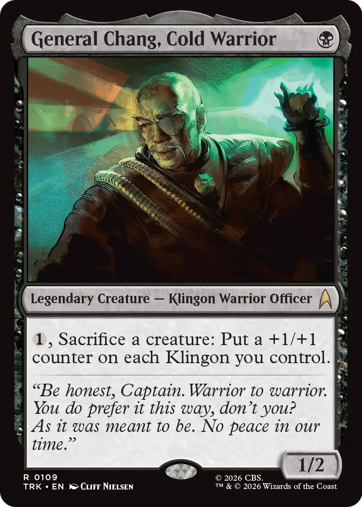 General Chang, Cold Warrior [Star Trek] | Jack's On Queen