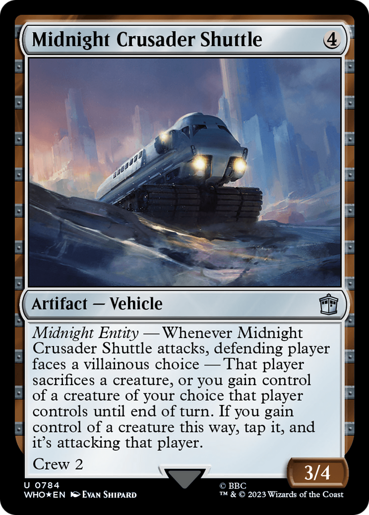Midnight Crusader Shuttle (Surge Foil) [Doctor Who] | Jack's On Queen