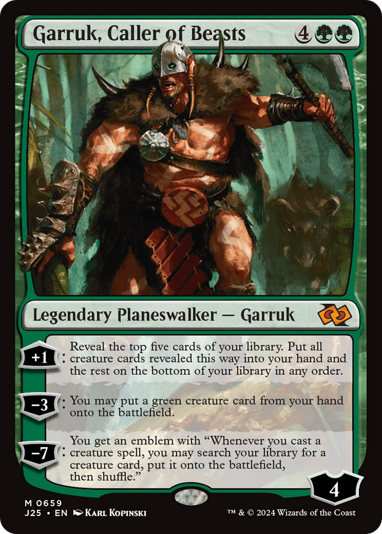 Garruk, Caller of Beasts [Foundations Jumpstart] | Jack's On Queen