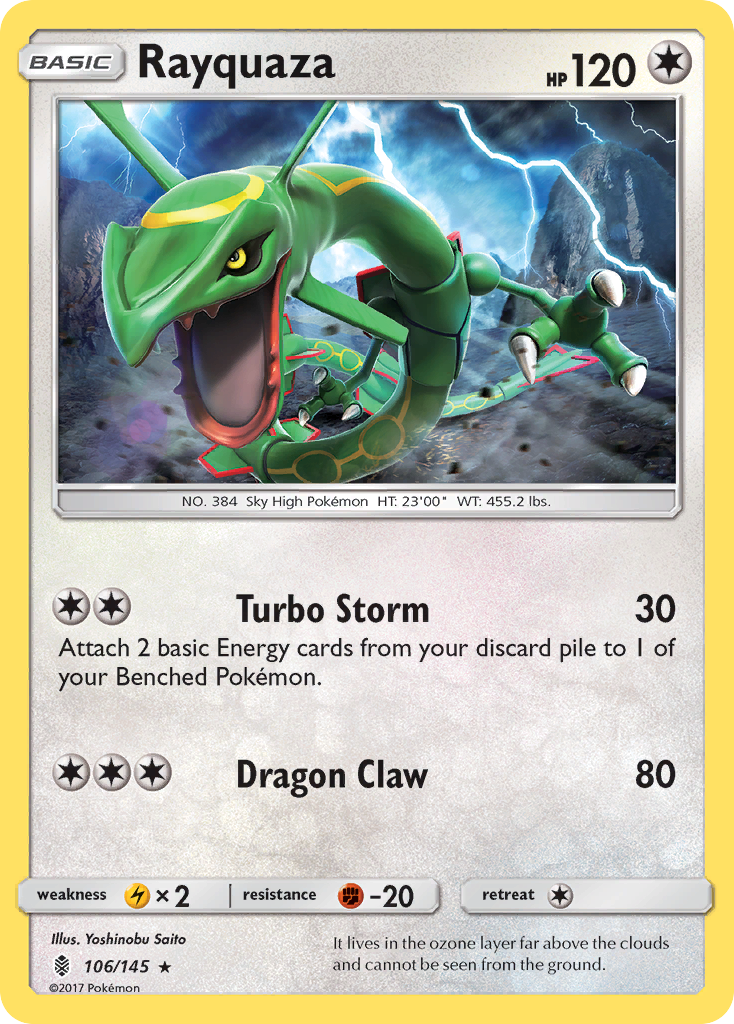 Rayquaza (106/145) [Sun & Moon: Guardians Rising] | Jack's On Queen