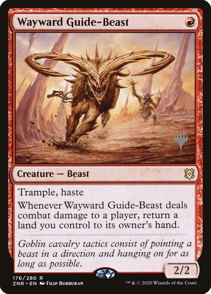 Wayward Guide-Beast (Promo Pack) [Zendikar Rising Promos] | Jack's On Queen