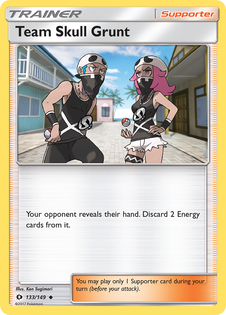 Team Skull Grunt (133/149) [Sun & Moon: Base Set] | Jack's On Queen