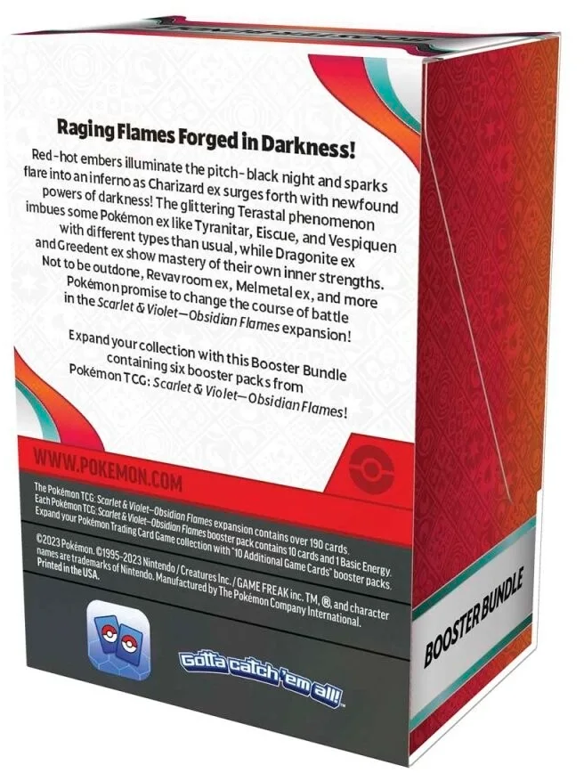 Scarlet & Violet: Obsidian Flames - Booster Bundle | Jack's On Queen