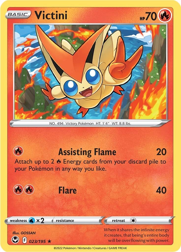 Victini (023/195) [Sword & Shield: Silver Tempest] | Jack's On Queen